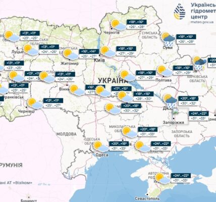 У гідрометцентрі повідомили, де в неділю чекати дощів