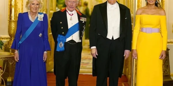 Королева Камілла та Меланія Трамп обрали сукні у кольорах українського прапора (фото)