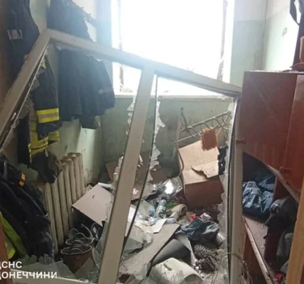 Росія вдарила по пожежній частині на Донеччині