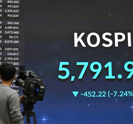 У Кореї стався найбільший обвал ринку акцій майже за 20 років