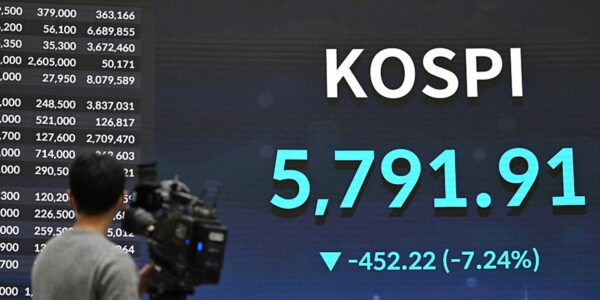 У Кореї стався найбільший обвал ринку акцій майже за 20 років